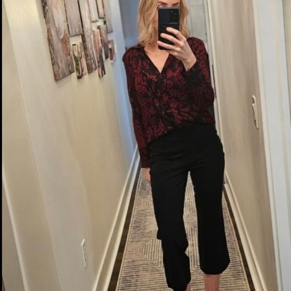 ba&sh Beryl Top Marine Button Down Blouse - Size 1 (US Size 6) - Picture 2 of 16